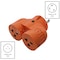 Ac Works Plug Adapter, 6-20R, L6-30P, Orange ADVL630620 - alternate 4